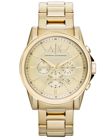 armani gold watch.